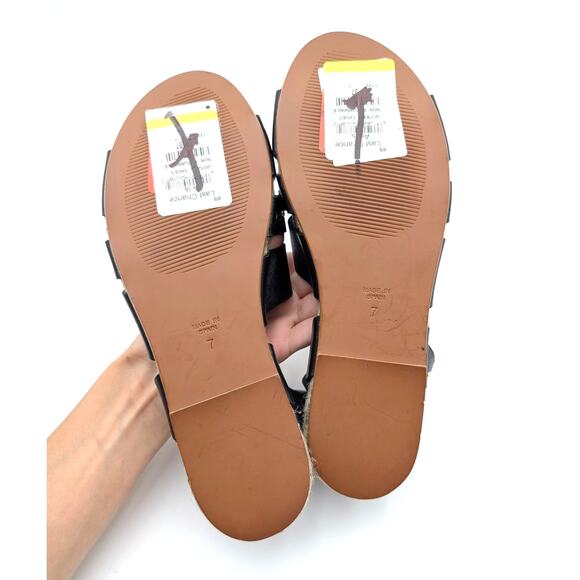 Bruno Magli Perla Ankle Strap Espadrille Sandals Women's Black Size US7 EU37.5 - Picture 8 of 10